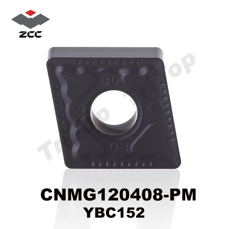 ZCC.CT YBC152 CNMG120408 PM для стальных полуотделочных токарных пластин cnc режущий