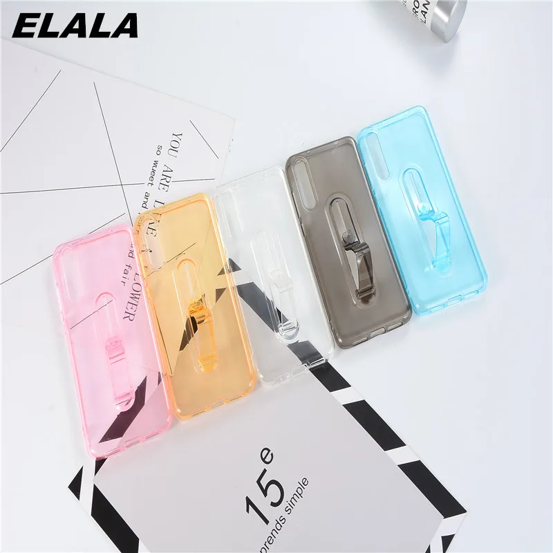 

With stand Ring Case For iphone XR X Xs Max Silicone TPU Shockproof Case Cover For iphone XR X Xs Max Clear Transparent Fundas