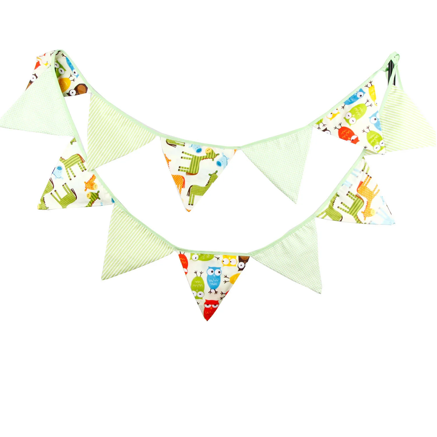 Хлопковая ткань баннеры Свадебные флаги украшения Baby Shower на день рождения хлопчатобумажная тканевая гирлянда скандинавские украшения для детской комнаты