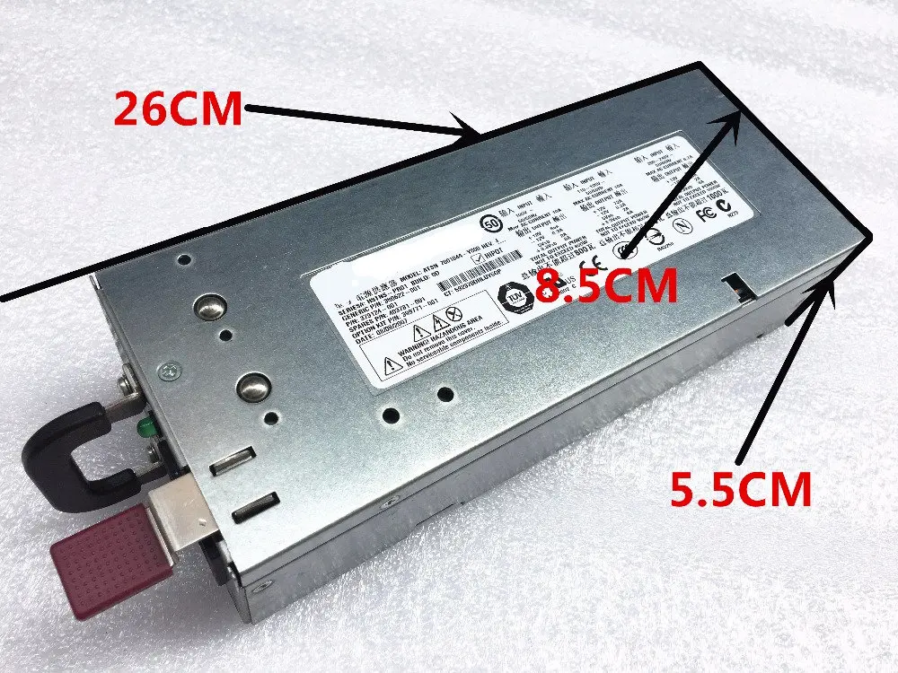 DL380G5 серверный блок питания DPS-800GB в HSTNS-PR01 380622-001 379124-001 403781-001 аккумулятор большой емкости 12V82A 1000W импульсный источник питания светодиодного табло строгий тест