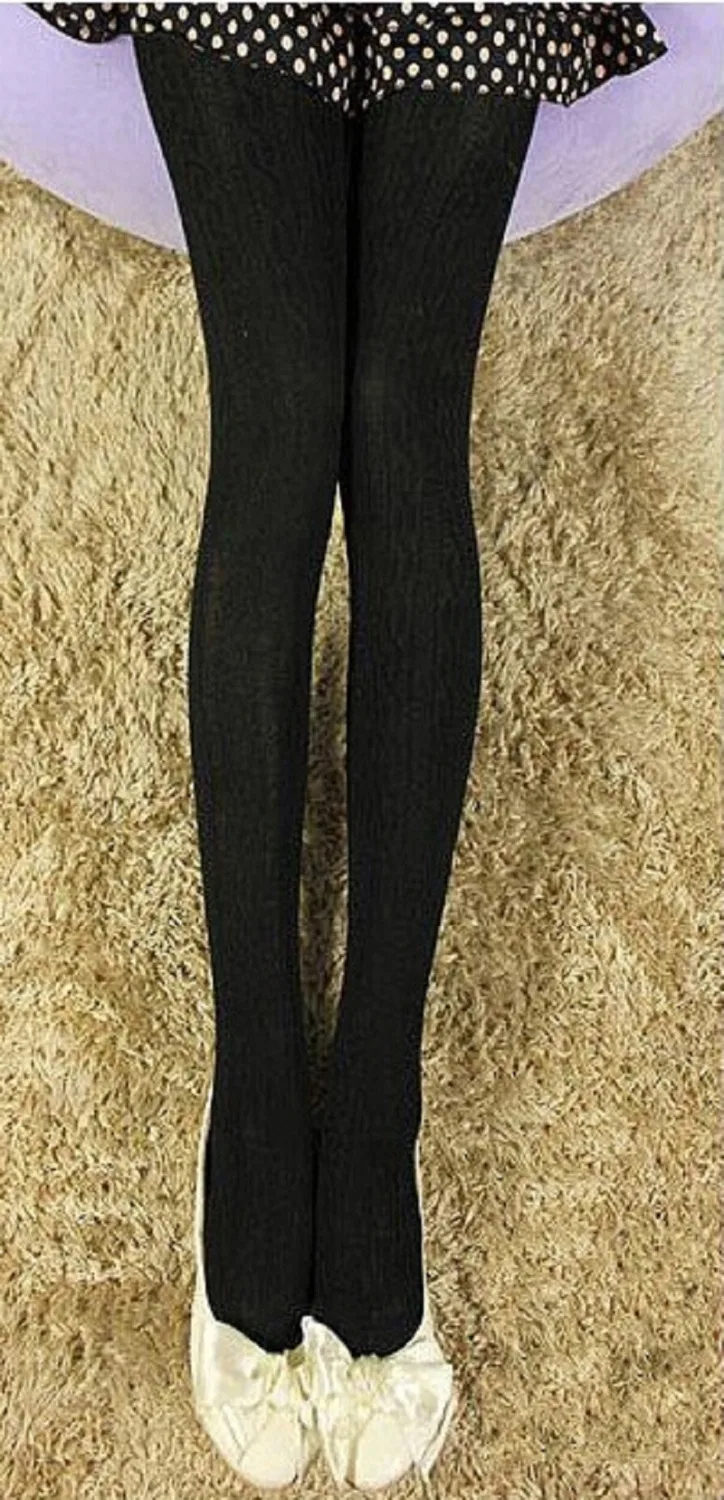 Buy Women Winter Tight Linen Pattern Pantyhose 8