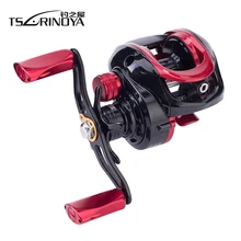 TSURINOYA XF150R/L Baitcasting Рыболовные катушки 6,6: 1/10BB/4 кг приманки кастинговая катушка глубокий из алюминиевого сплава сплав "песочные часы" moulinet peche RoundCoil