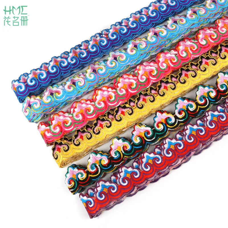 3cm 4m/str Beautiful Lace Ribbon DIY Embroidery Lace Cotton Fabric Lace For Trim Jewelry Clothing Accessories Sewing Craft