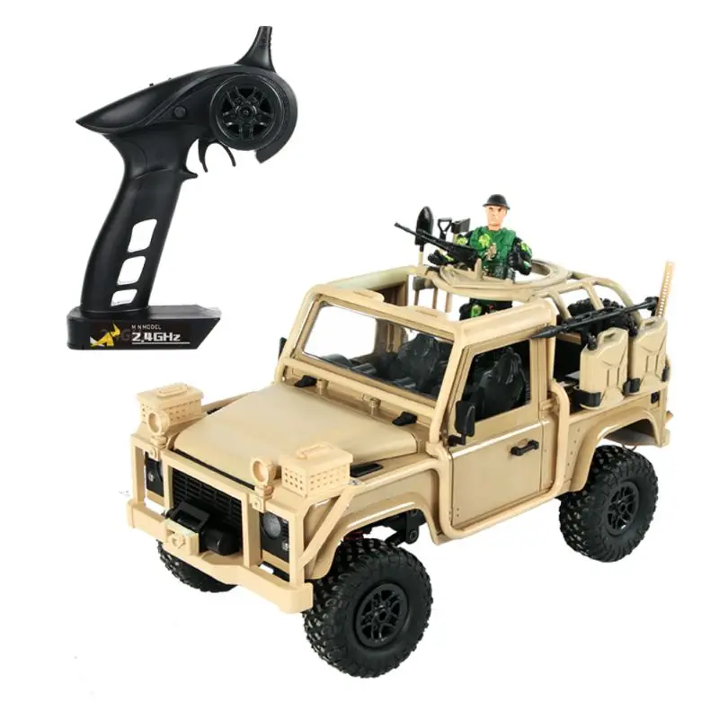 

MN Model MN96 1/12 2.4G 4WD Proportional Control Rc Car with LED Light Climbing Off-Road Truck RTR Vehicle Toy
