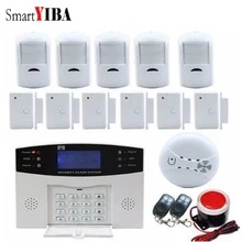 SmartYIBA Wireless GSM SMS Alarm System Home Security Alarm 99 Wireless Zone TFT Color Display Fire