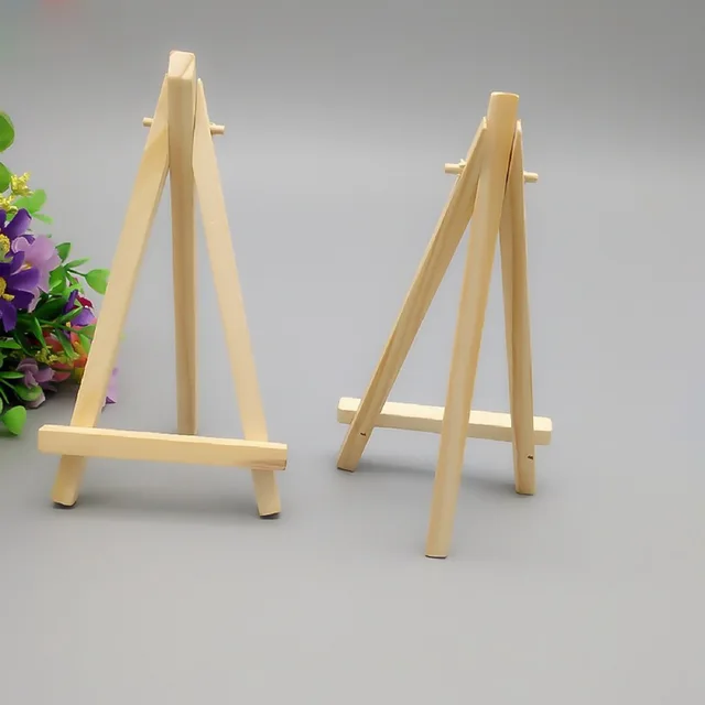 mini wood artist tripod painting easel for photo painting postcard