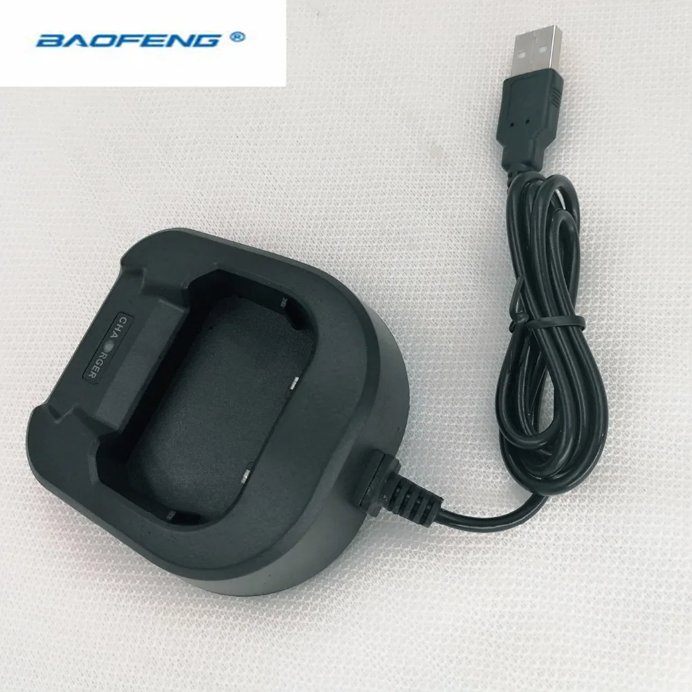 Портативная рация, зарядка, Оригинальная батарея baofeng, USB зарядное устройство для UV-82 uv 82 ham, двухстороннее радио, аксессуары