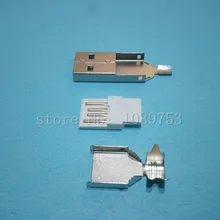 20 шт. USB Мужской три типа Штекерный разъем 36,5 мм для ПК DIY