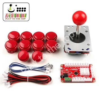 

One Player Arcade Game DIY Parts Kit USB Encoder PC Joystick Retro Game DIY Kit for Raspberry Pi 3 RetroPie & Mame Jamma & Other