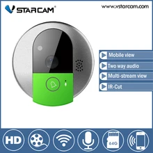VStarcam Doorcam C95 ojo de la cámara HD 720 P IP Timbre Inalámbrico WiFi A Través de Android Teléfono de Control de vídeo cámara de la puerta mirilla wifi