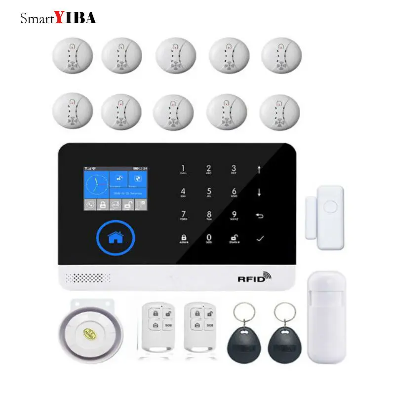 Система сигнализации SmartYIBA с Wi Fi и RFID датчиком|Комплекты для сигнализации| |