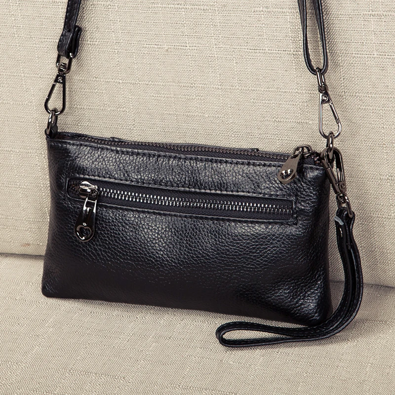 حقيبة يد فاخرة حقائب النساء مصمم حقيبة يد جلدية أصلية الأزياء البسيطة الكتف Crossbody أكياس الإناث مخلب محفظة محافظ