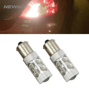 

2x S25 1156 BAU15S PY21W 50W CREE Chip 6000K LED Fog Lamp DRL Bulbs White Car Signal Reverse Light Car Light Sourcing Tail Bulb