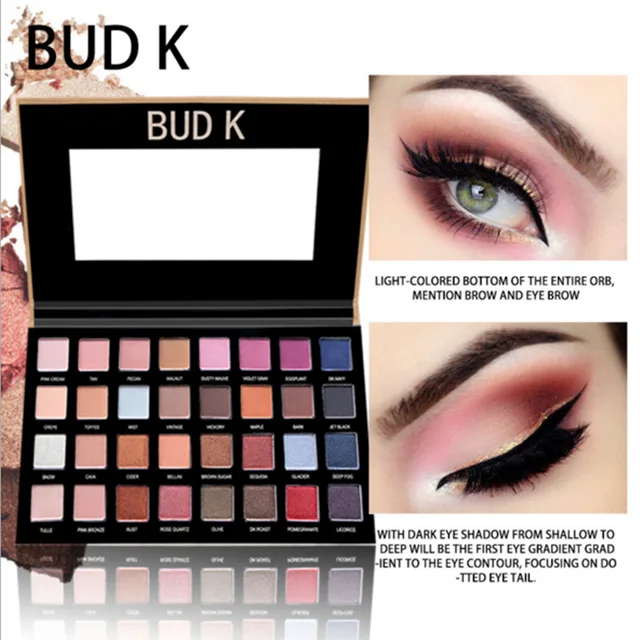 

BUD K New Makeup Palette 32 Color In 1 Matte Diamond Glitter Eye Shadow Cosmetics 2 Style Selection