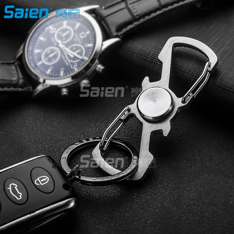 Multifunction Gyro Finger Spinner Metal Fidget Hand For Autism ADHD Anxiety Stress Relief Focus Toys Gift Key Chain Carabiner | Спорт и