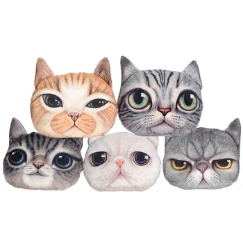 

38cm*34cm Home textiles Cushion Plush Pillow 3D Cat Pillow Stuffed Pillow For Girl Confortable And Soft Low Price Creative Gift