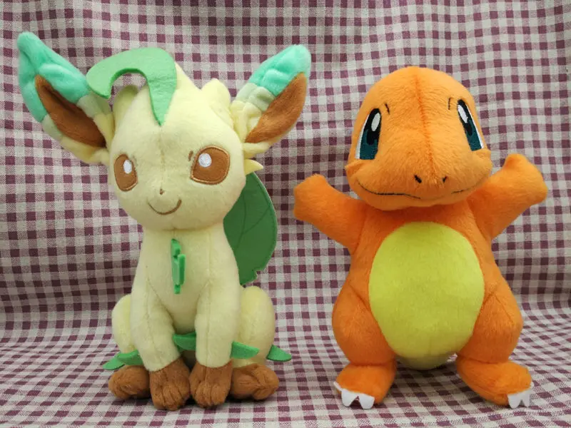 

2016 New Leafeon Charmander 7.5" plush toy gift Set Of 2