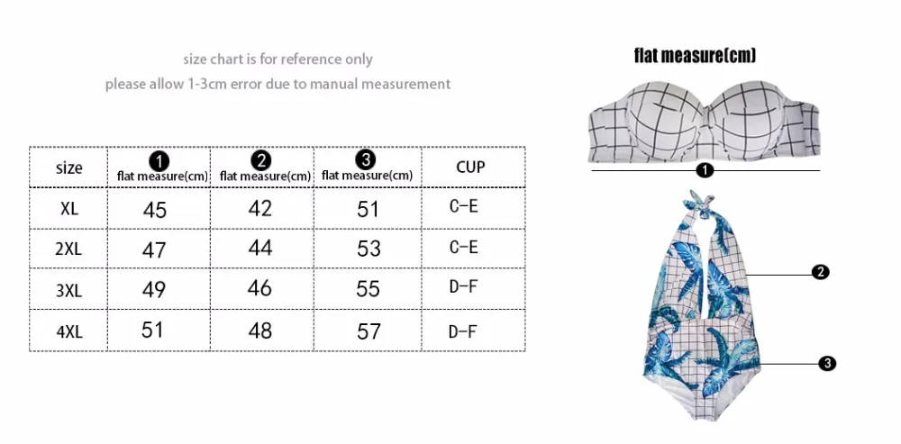 Пуш-ап, новинка размера плюс, женский купальник,, сексуальный бандажный бразильский купальник, слитный купальник с принтом, пляжный купальник