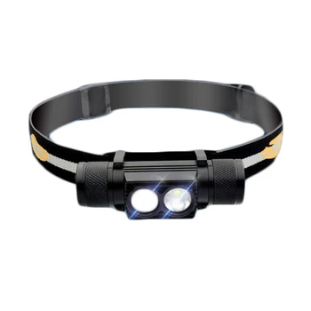 

Jiguoor Powerful Waterproof Headlamp D25 1650LM 2 x XPL LED 6 Modes Rechargeable 18650 Led Head Flashlight Light For Outdoors