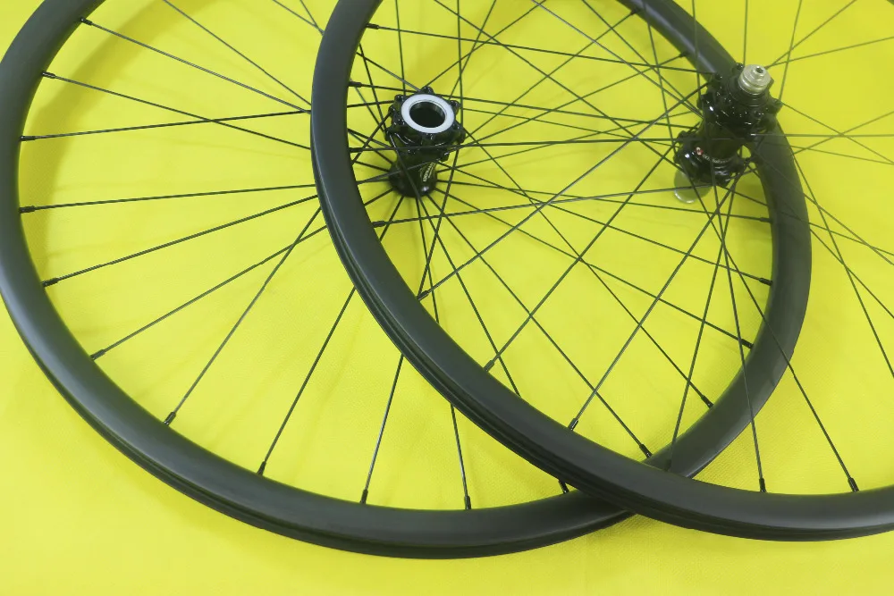 Flash Deal 1040g Extra Lite 27.5er MTB XC 27mm x 25mm hookless straight pull 650B carbon bike wheelset 28H Hyper Lefty 1.0 2.0 Rear 2 wheel 5