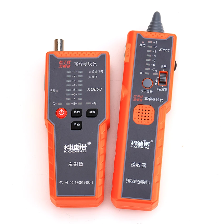 Тестер оптоволоконного кабеля KELUSHI KD658 с защитой от помех|wire toner tracer|wire tonercable tracker |