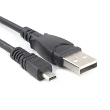 UC-E6 Digital Camera Mini 8 Pin USB Data Cable for Nikon CoolPix