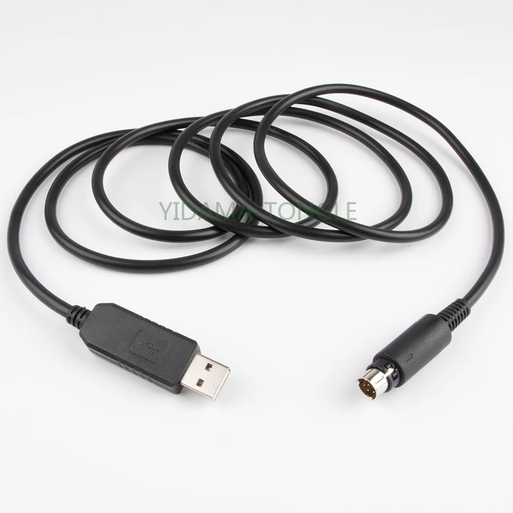 FTDI USB RS232 to mini DIN 8P male Programming CAT cable for Yaesu FT 857 FT 857D FT 897D CT 62