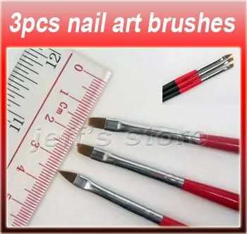 

3PCS/Sset Nail Art Design Painting Pen Polish Brush Set Nail Art Brush,Acrylic Painting Pen,nail brush