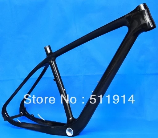 Top FLX-FR-202 full carbon Glossy mountain bike MTB 29ER BB30 frame + headset   15.5", 17.5", 19" 0