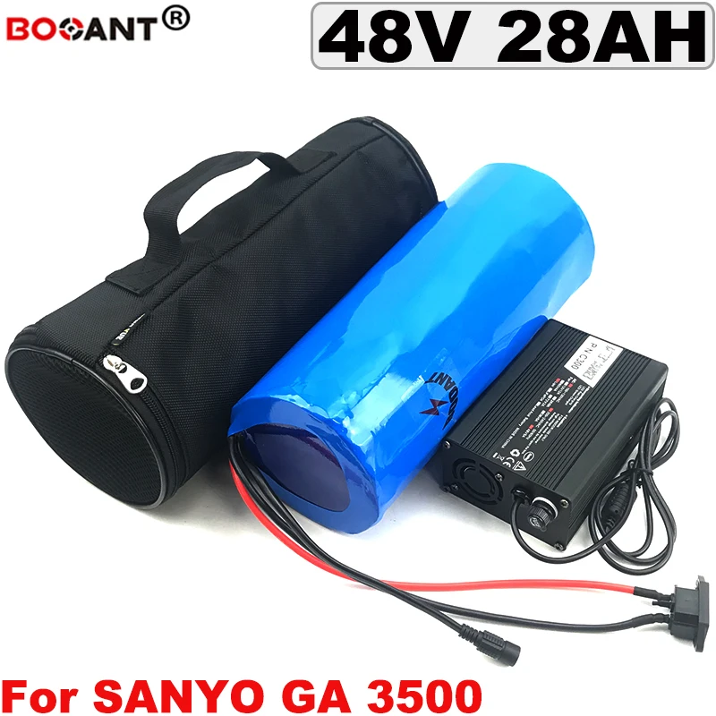Лучший перезаряжаемый литиевый аккумулятор 13S 48V 28AH Электрический велосипед