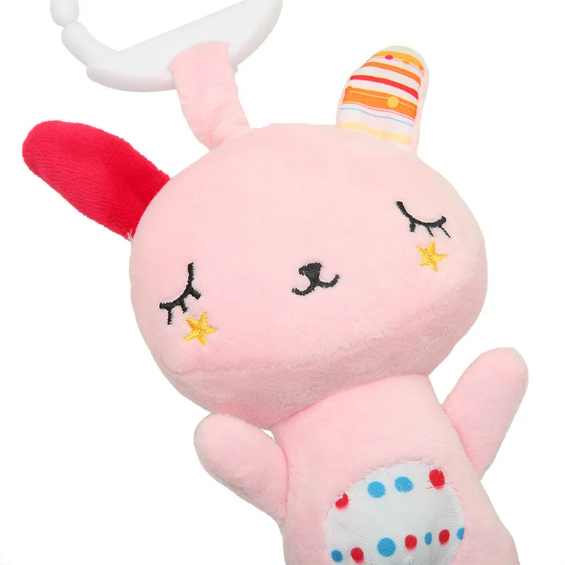 

Plush Toys Baby Bear Rabbit Teeth Pendant Sound Music Toys Car Hanging Bed Hanging Mobile Bebe Rattle Tiny Rod Baby Gift