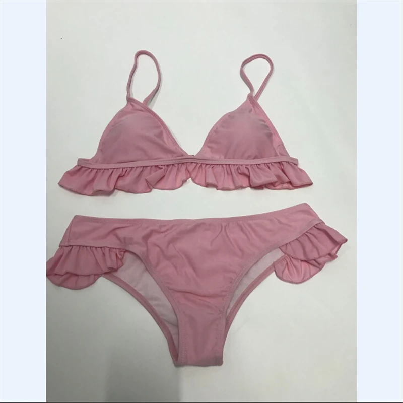 Maillot De Bain Femme, бикини,, купальник для женщин, купальник с листьями лотоса, бикини для женщин, купальный костюм, бикини, бюстгальтер с вкладышами пуш ап, Biquni