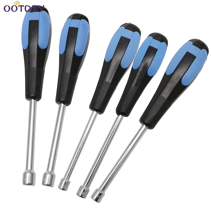 

CR-V Steel Socket Wrenches Hex Nut Repair Handle Tool 5mm 5.5mm 6mm 7mm 8mm-25