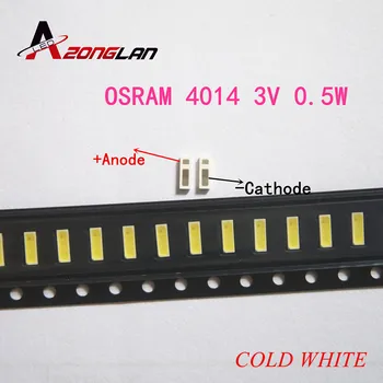 

100PCS SYNIOS E4014 LED Backlight Middle Power LED 0.5W 3V 4014 Cool white LCD Backlight for TV TV Application