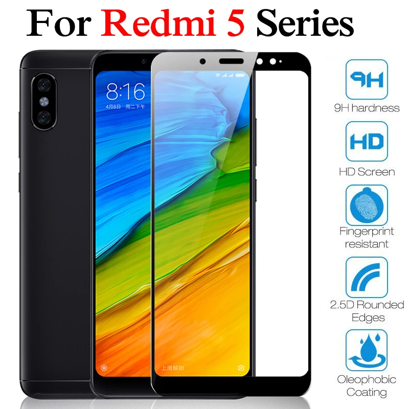 Glass For Xiaomi Redmi Note 5a 5 Pro Plus ksiomi xiaomei xiomi xaomi redme note5 5pro 5plus full cover protective glas tremp | Мобильные