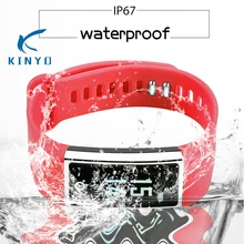 IP67 водонепроницаемый смарт-браслет с монитором сердечного ритма, измеритель артериального давления, уровня кислорода в крови монитор смарт-Браслет активности спортивный браслет M18