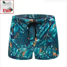 プッシュアップメンズ水泳パンツ水泳パンツゲイメンズ水着セクシーなボクサーブリーフプラスサイズ水着ビーチウェアペニス Pad 水着スーツ(China)