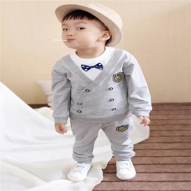 2018 New Children's Clothing Boy Autumn Long Sleeved Suit Children's