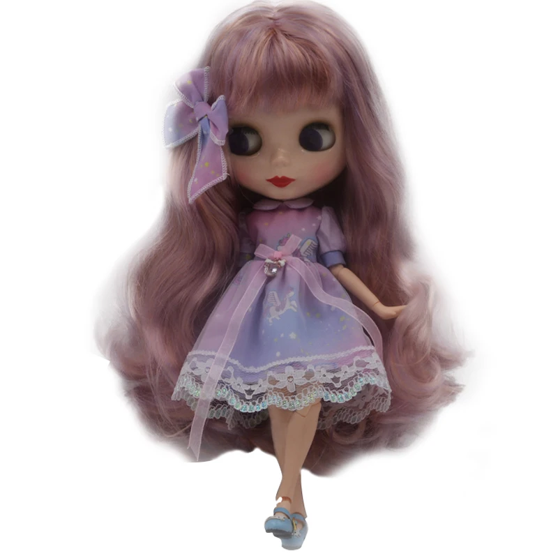 Заводская кукла Neo Blyth, матовое лицо, 1/6 BJD, шарнирная кукла Blyth, куклы для девочек, игрушки для новорожденных детей F