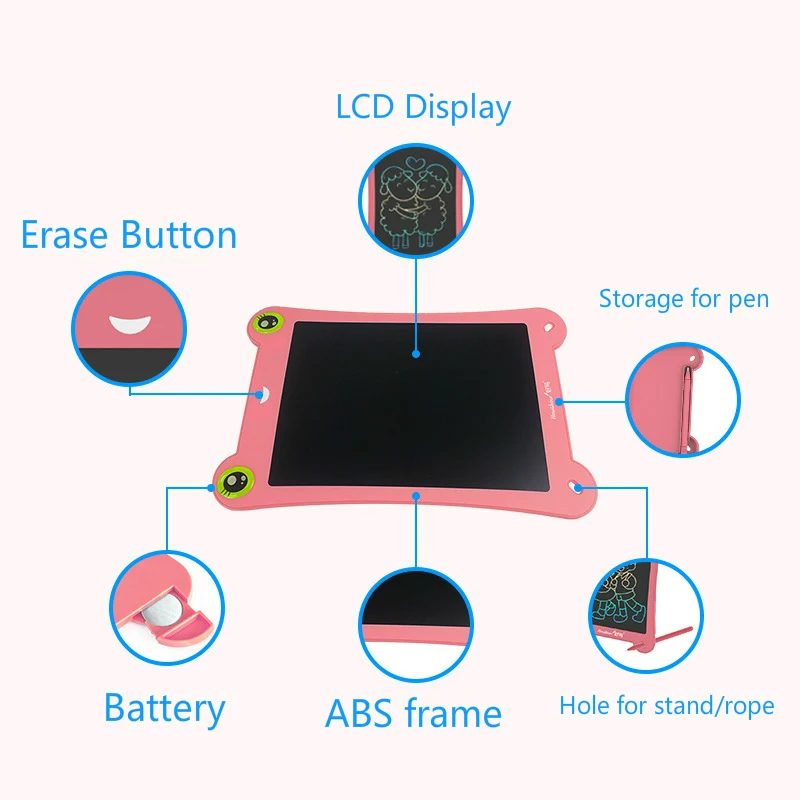 Цветной ЖК-планшет для письма 8,5 дюймов цифровая рисованная прививка почерк блокнот Howshow портативная электронная доска для рисования подарок детям