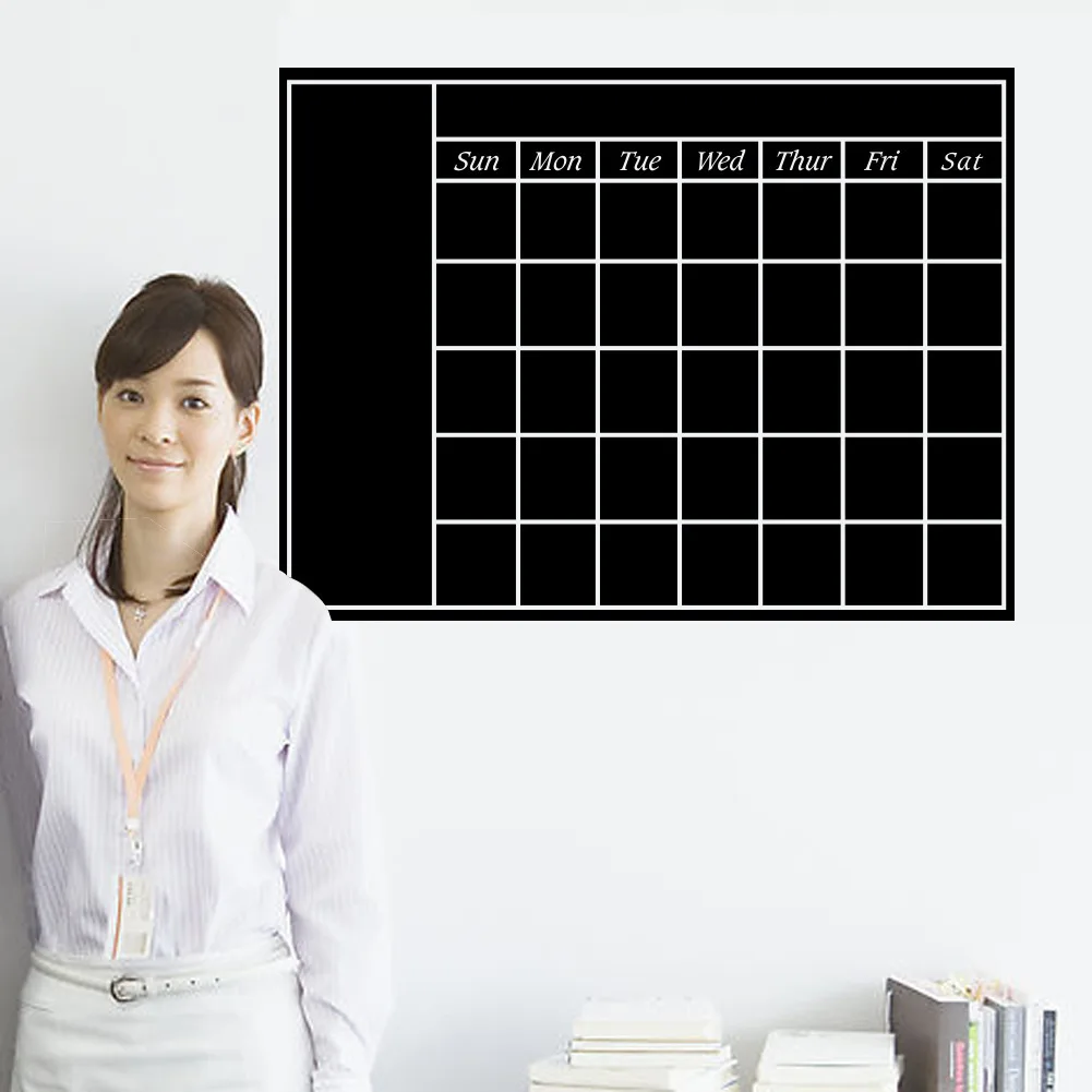 Blackboard настенные наклейки съемные для детей креативное образовательное