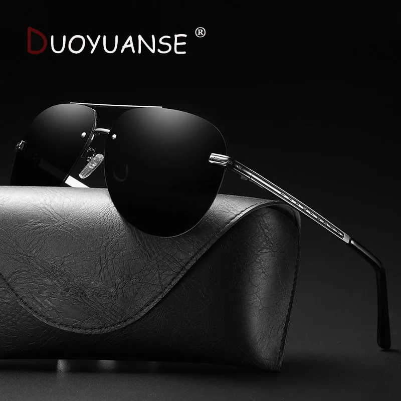 Высококачественные Модные поляризованные солнцезащитные очки мужские солнцезащитные очки с отражающим покрытием цветная деталь D3043
