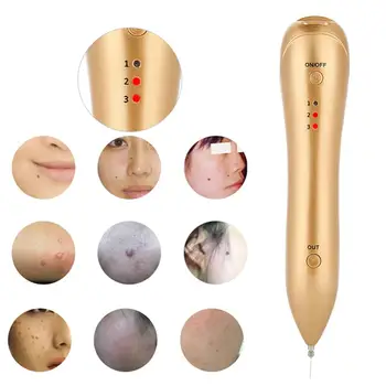 

Face Dark Spot Removal Pen Electric Anti-Wrinkle Mole Freckle Removal Pen Three Levels Adjustable Mole Tattoo Remover Pen Device
