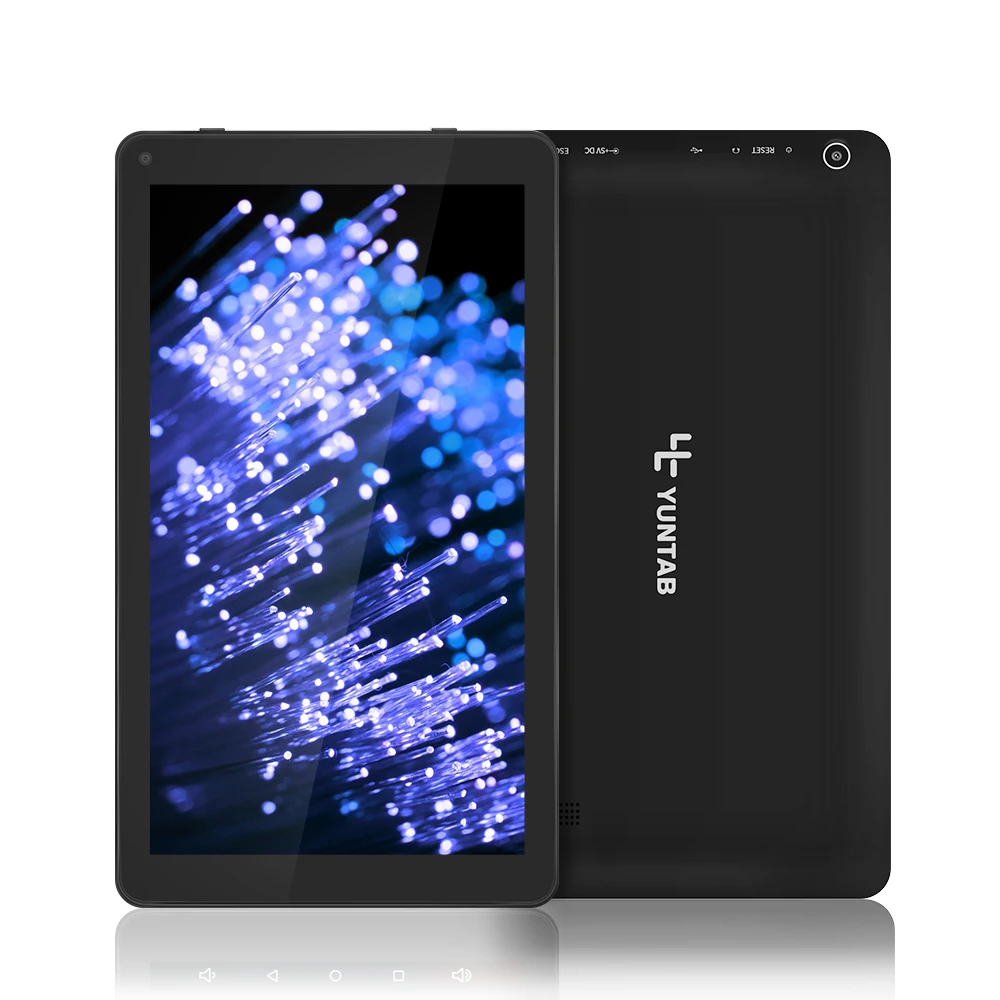 YUNTAB 10,1 дюймов D102 Android4.2 планшетный ПК Allwinner A33 4 ядра Процессор, 1024*600 HD Разрешение с двойной Камера 5500 мАч Батарея