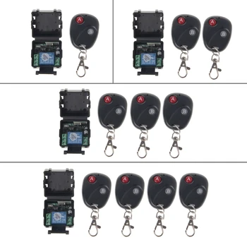 

OOTDTY DC 12V 10A 433MHz Wireless RF Relay Remote Control Switch Receiver Transmitter Kit