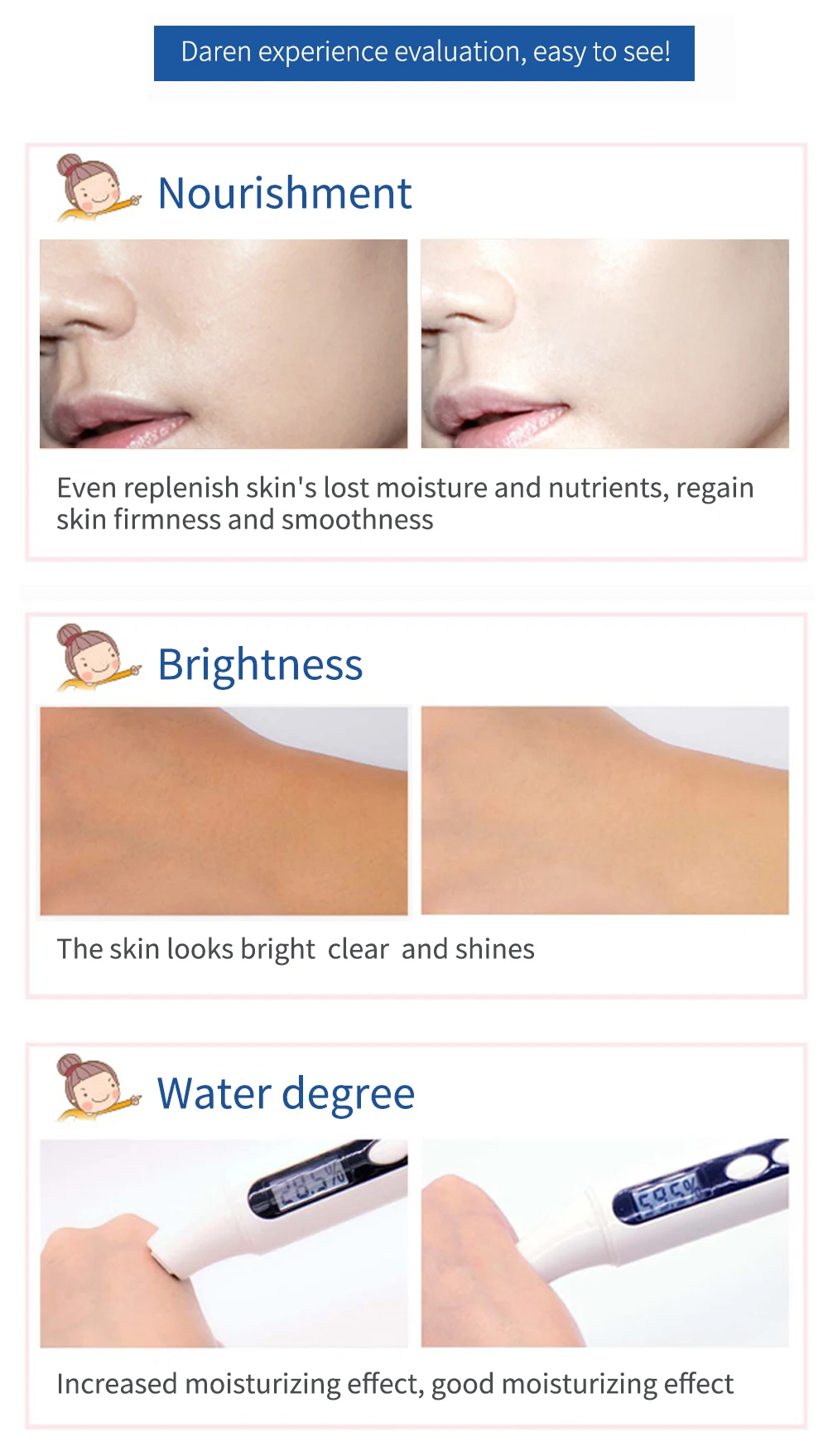 Ночной крем отбеливающий крем hidratante увлажнитель для лица acne Repair уход за кожей сыворотка против морщин ВОЗРАСТ маска nuit