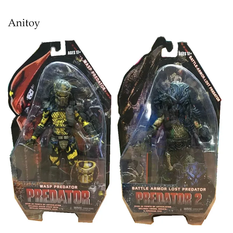 

NECA Predators 2 Battle Armor Lost Predator Wasp Predator PVC Action Figure Collectible Model Toy 7" 18cm KT2216