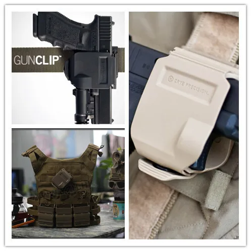 

CP models holster For GLOCK 17/22/23 Tactical Airsoft Paintball Hunting Shooting Roto Right-Handed Gun Clip Holster BK/TAN
