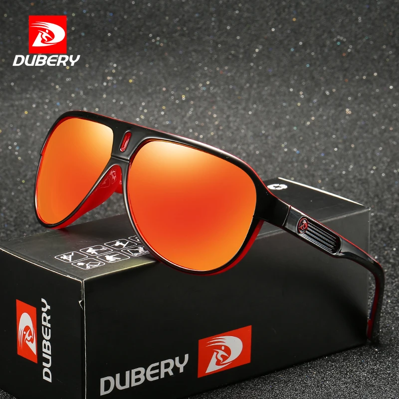 DUBERY Driving Shades Retro Sunglasses For Men Luxury Brand Design Polarized Sunglasses Summer Mirror Goggle UV400 Oculos M163