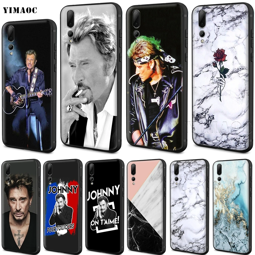 

YIMAOC Johnny Hallyday Silicone Case for Huawei Honor 6a 7a 7c 7x 8 9 10 Lite Pro Y6 2018 2017 Prime